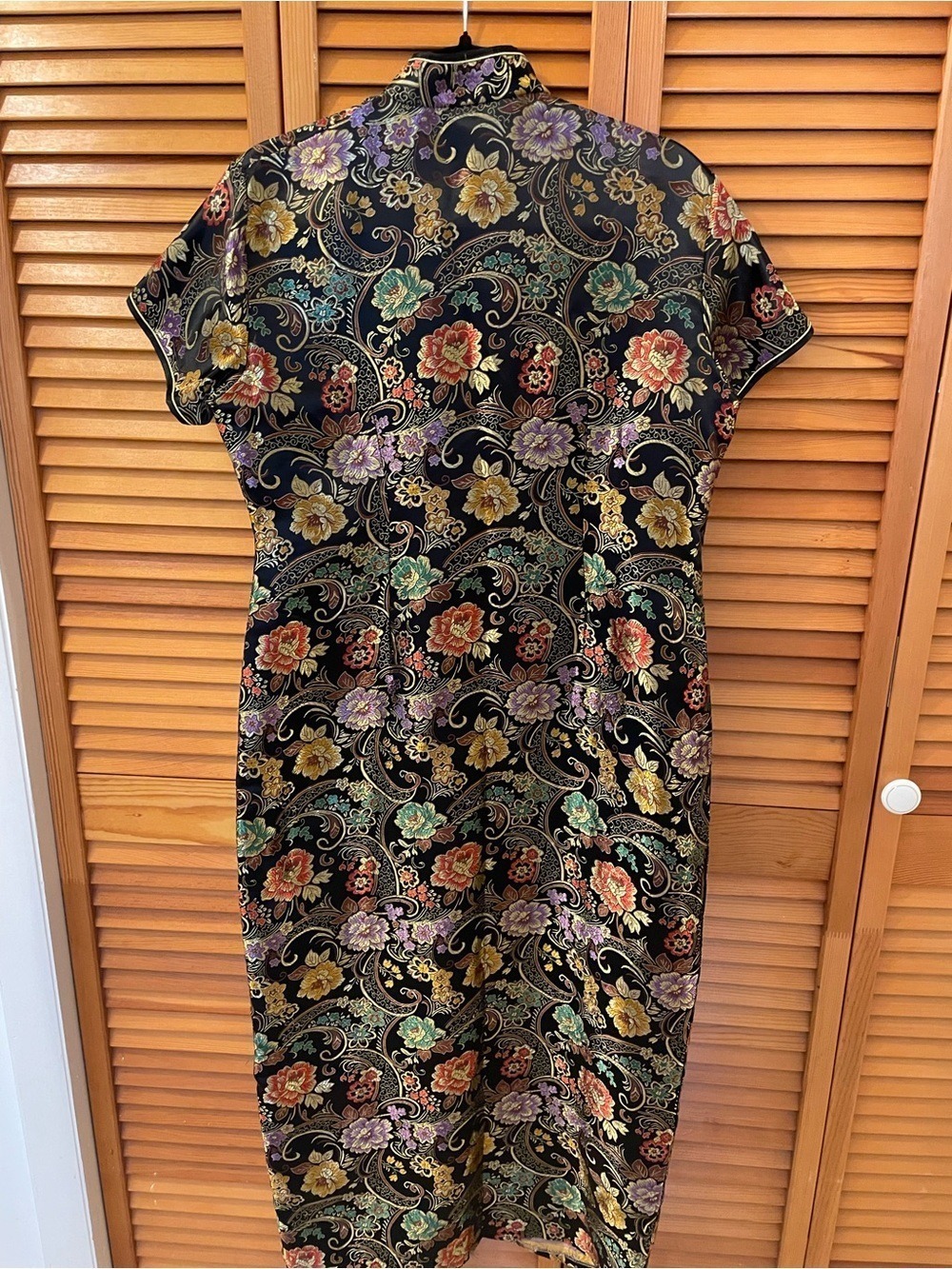 Vintage Yilahongmei Chinese Brocade Jacket Mandarin Collar Size 3XL - Picture 8 of 8
